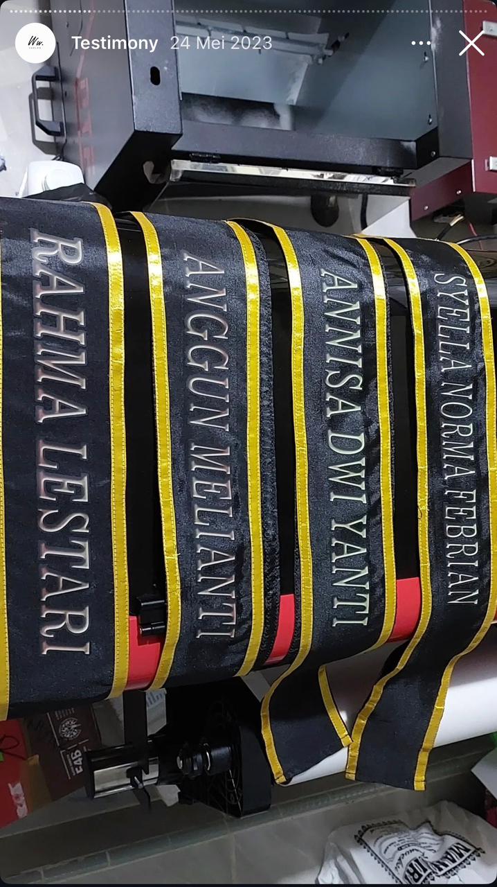Testimoni Andi pelanggan WW Sablon